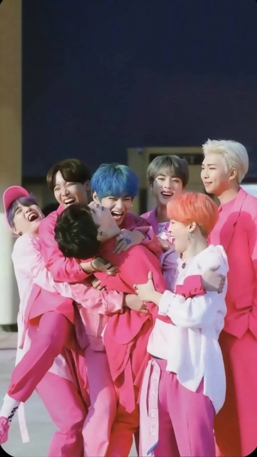 ai character: BTS  background