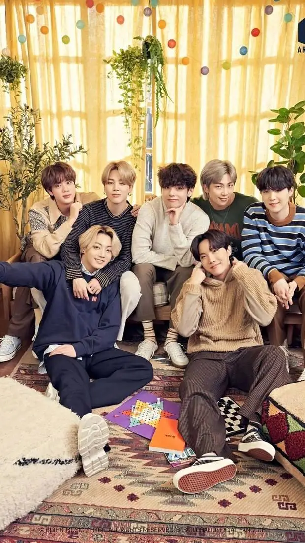 ai character: BTS  background