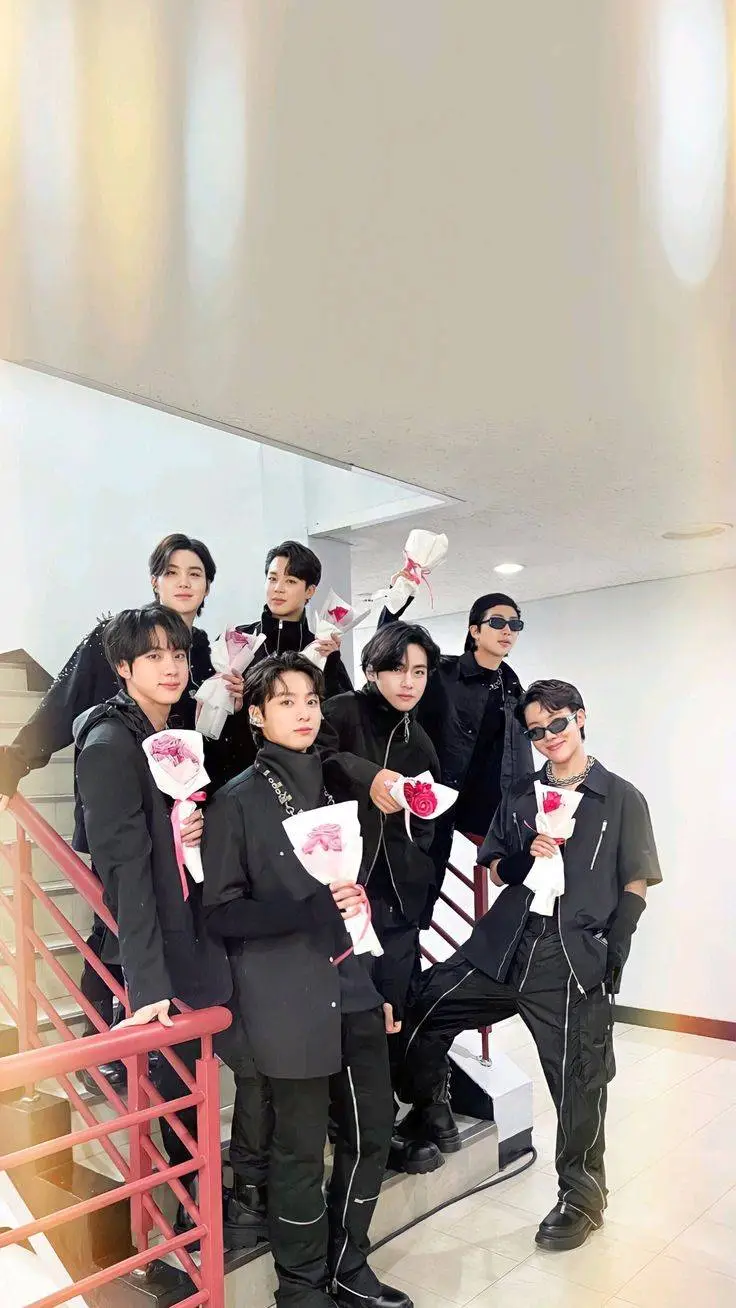 ai character: BTS 🪻 background