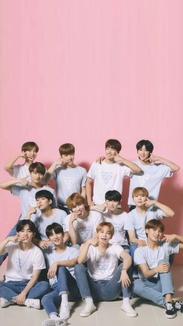 ai character: SEVENTEEN 💎 background