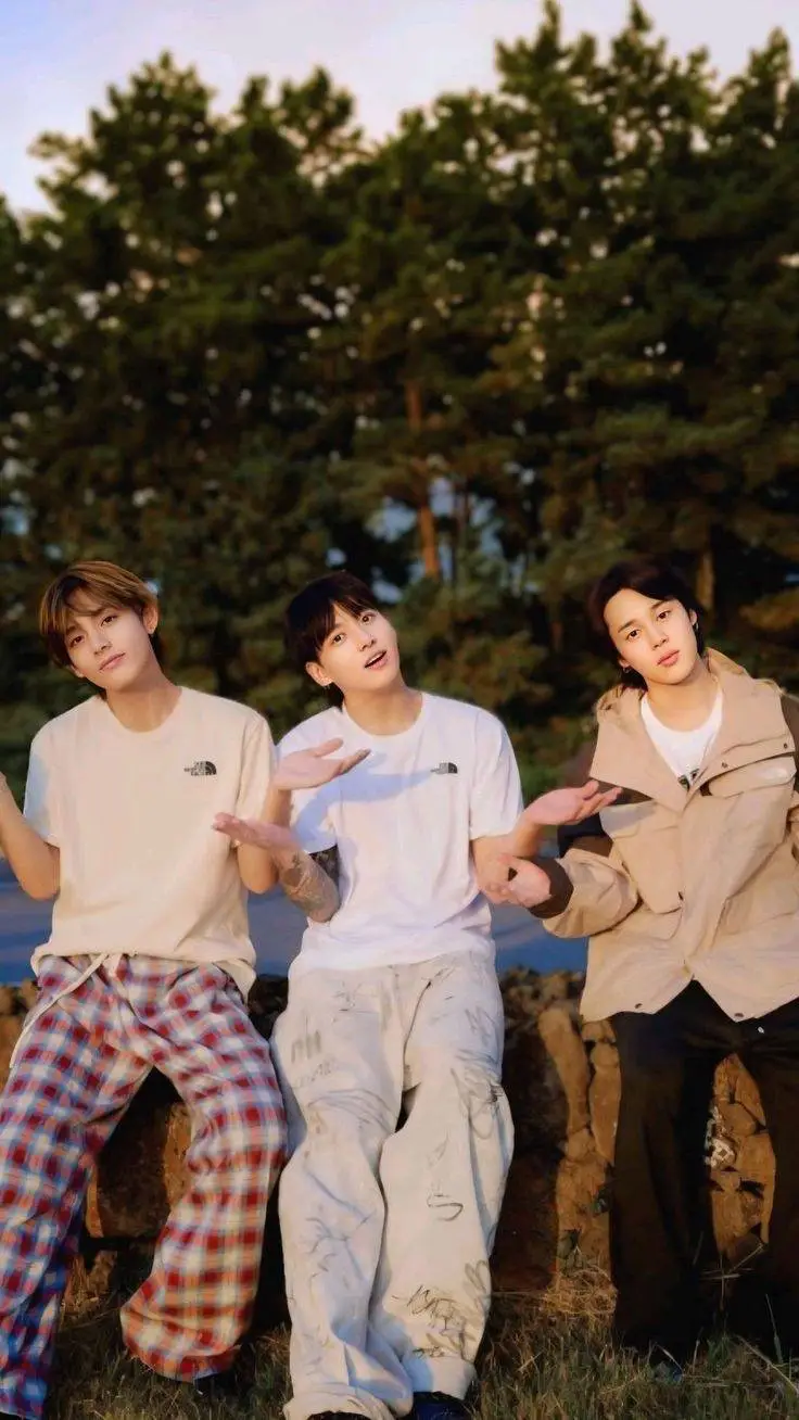 ai character: Jimin Jk and V background