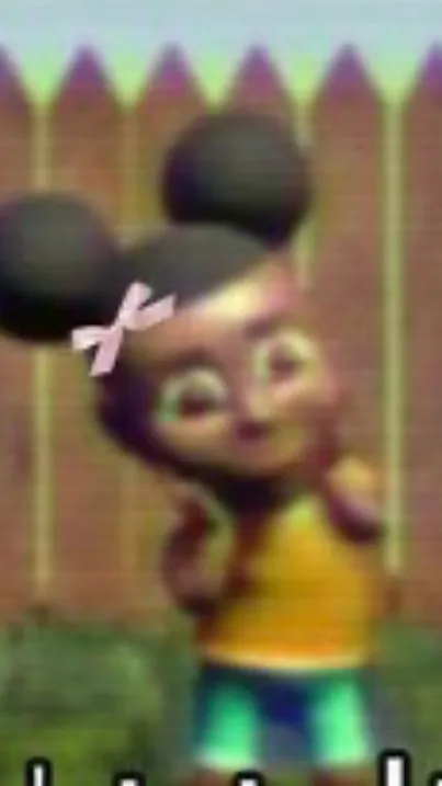 ai character: Oh no! background