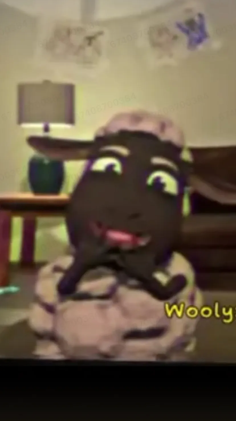 ai character: Wooly 🐑 background