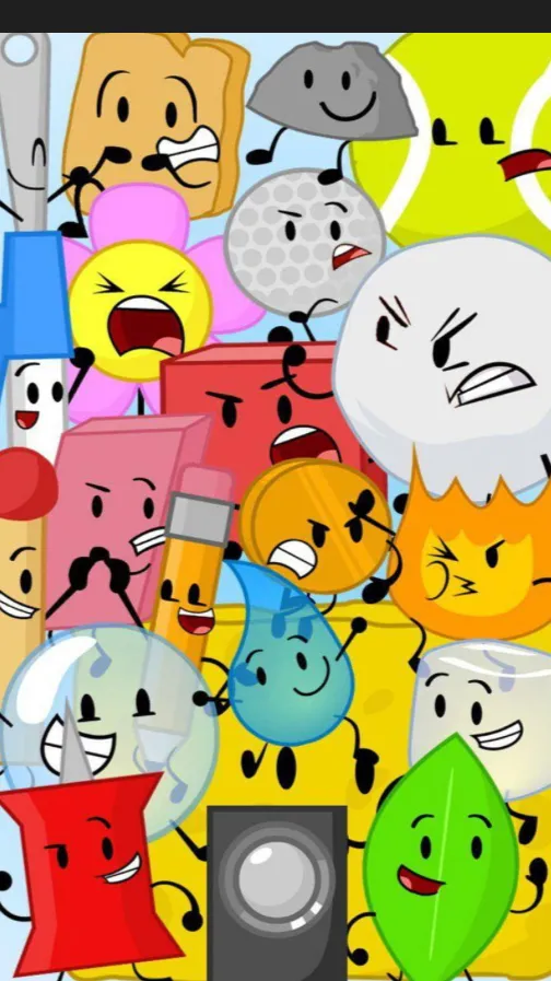 ai character: Bfdi+bfdia background