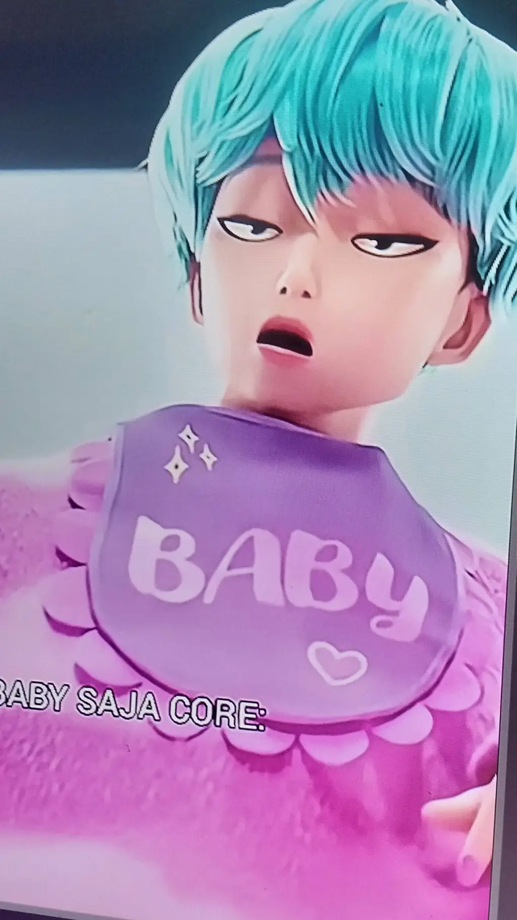 ai character: baby saja background
