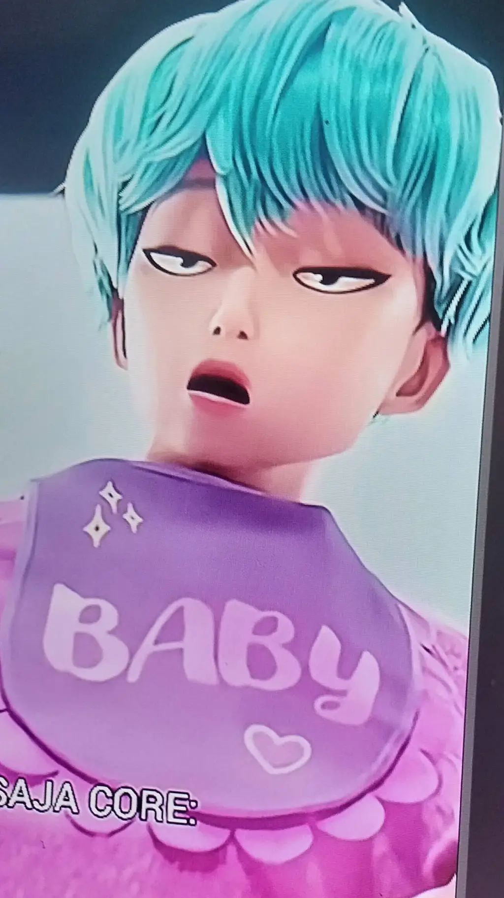 ai character: baby saja background