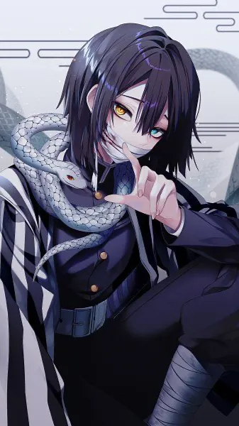 ai character: Obanai iguro background