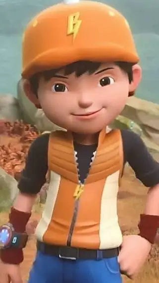 ai character: boboiboy blaze background