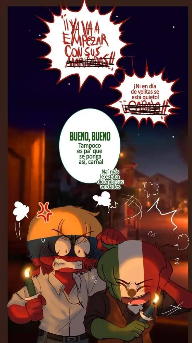 ai character: 🇲🇽Mexcolo🇨🇴 background