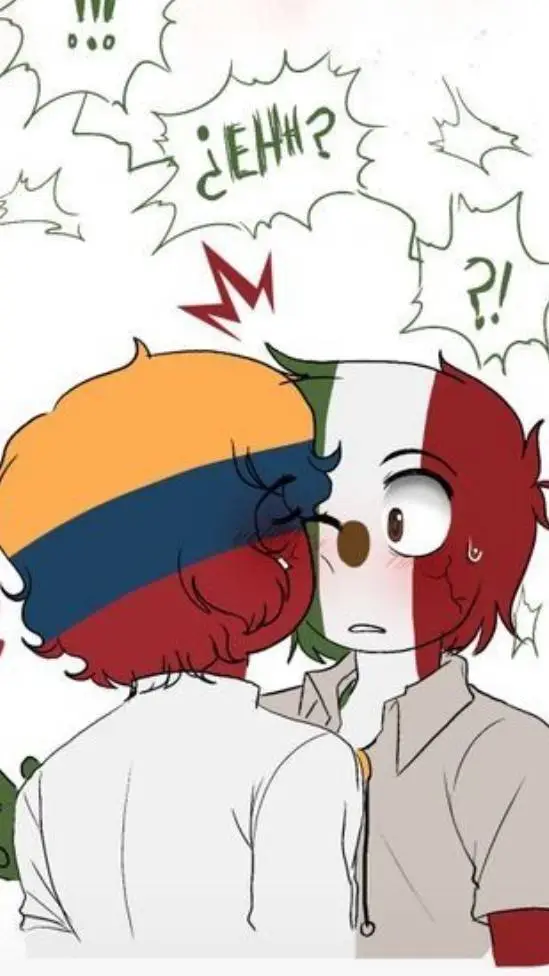 ai character: 🇲🇽conociéndose🇨🇴 background