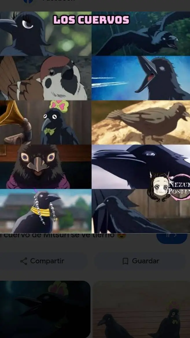 ai character: Cuervos de kny background