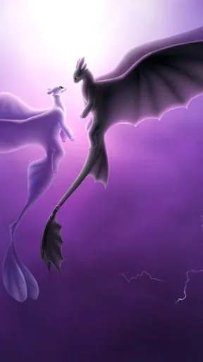 ai character: Light fury background