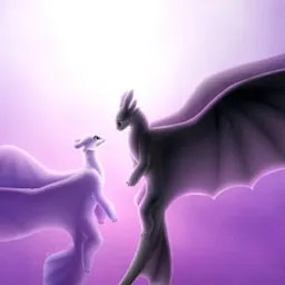 chat with ai character: Light fury