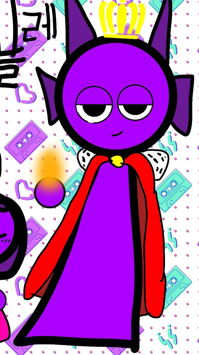 ai character: Sp hates durple background
