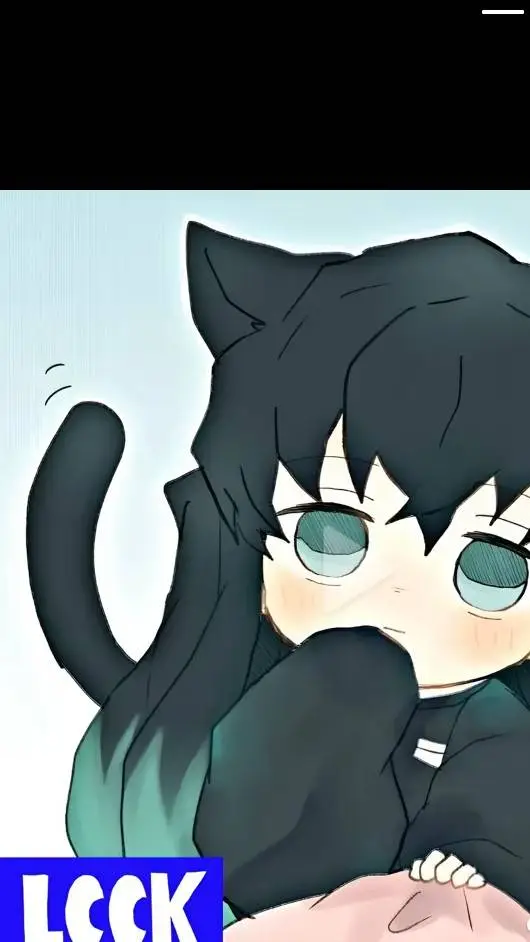 ai character: kitty muichiro  background