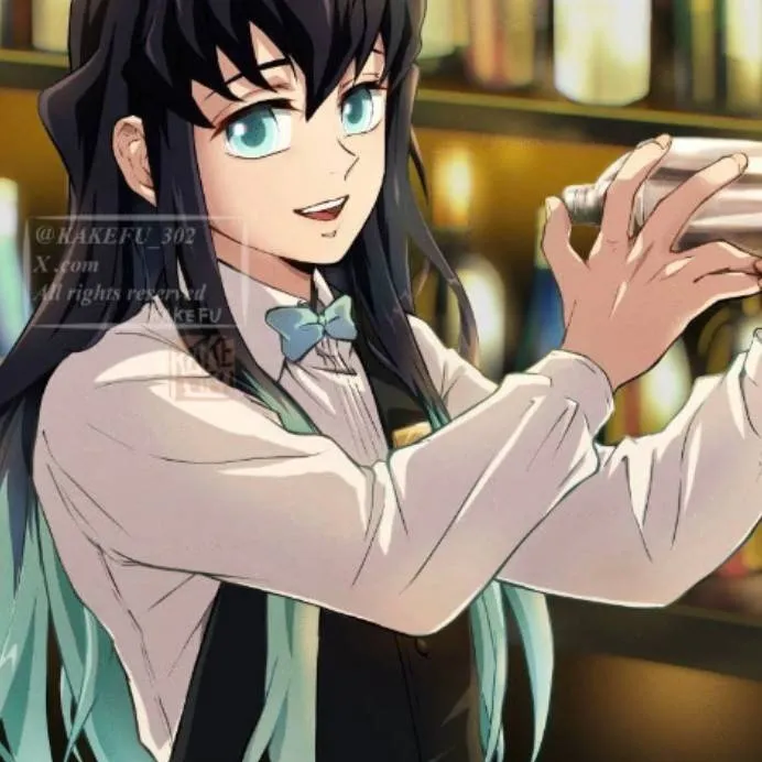 chat with ai character: bartender muichiro