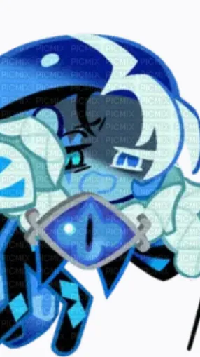ai character: Shadow milk cookie background