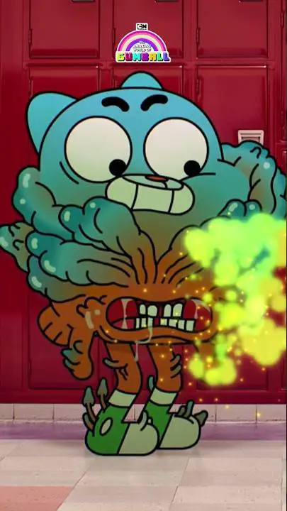 ai character: infected gumball background