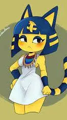 ai character: ankha  background