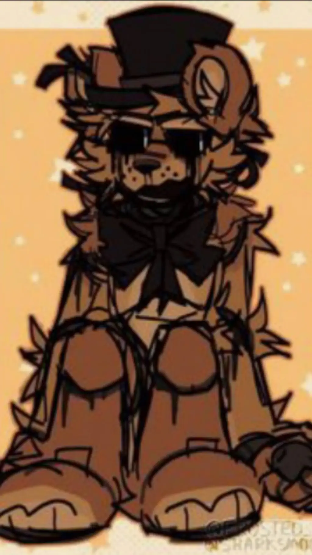 ai character: Goldie/Golden Fred background