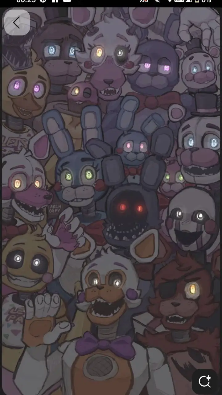 ai character: fnaf sleepover  background