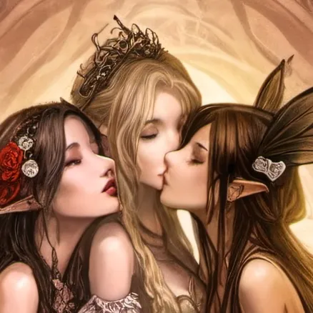 chat with ai character: three way love