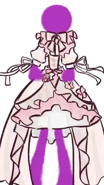 ai character: Gassy Purple background