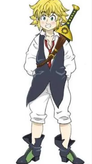 ai character: Eres meliodas  background