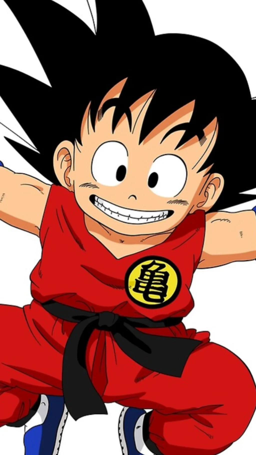 ai character: Kid Goku  background
