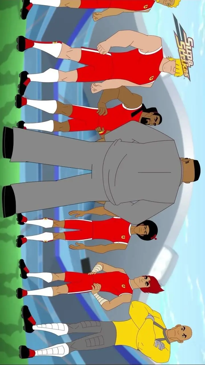 ai character: Supa strikas  background