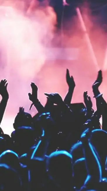 ai character: concert background