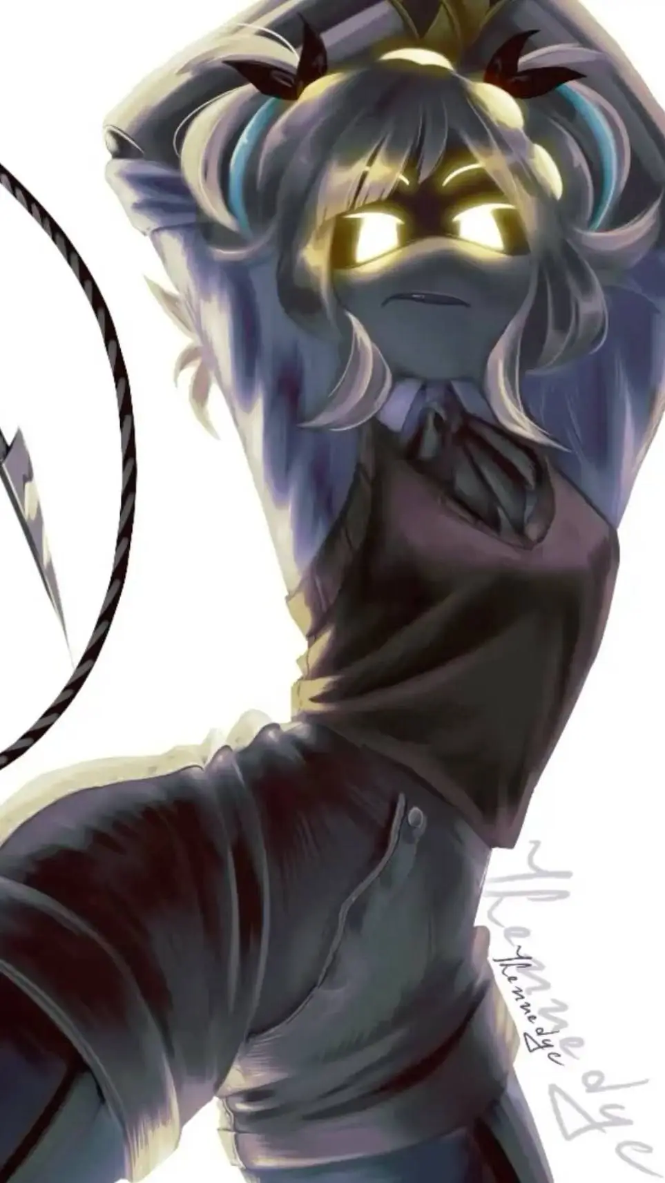 ai character: S.D J background