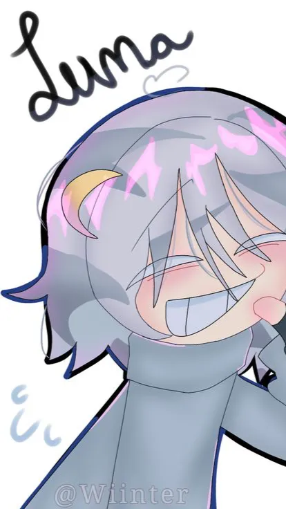 ai character: Luna background