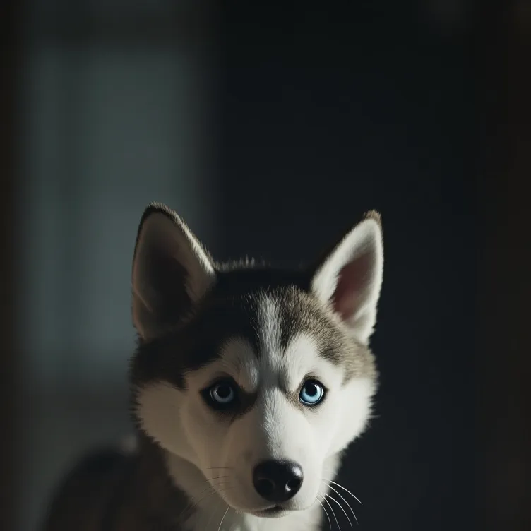 chat with ai character: sad husky