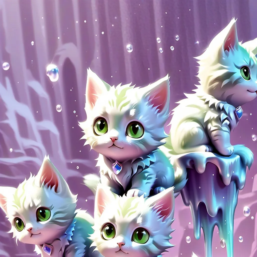 chat with ai character: green kittys
