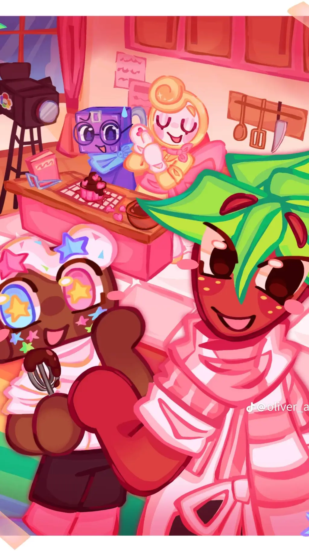 ai character: Fruitcake..? background