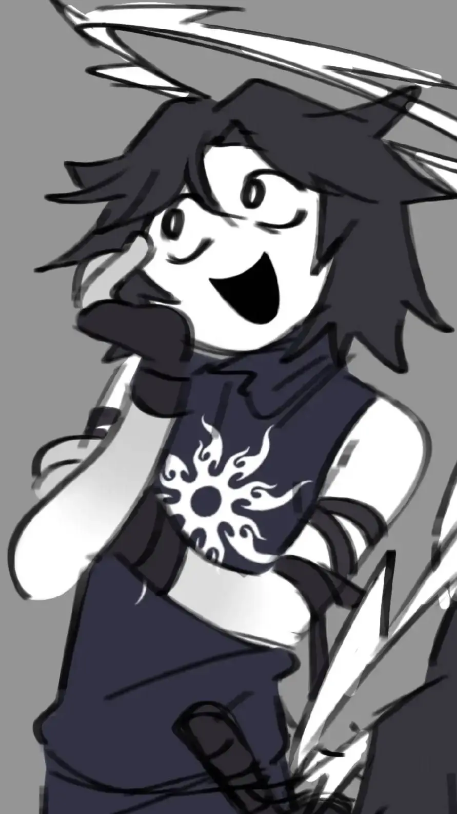 ai character: Forsaken 👊🍗🗡🎰 background