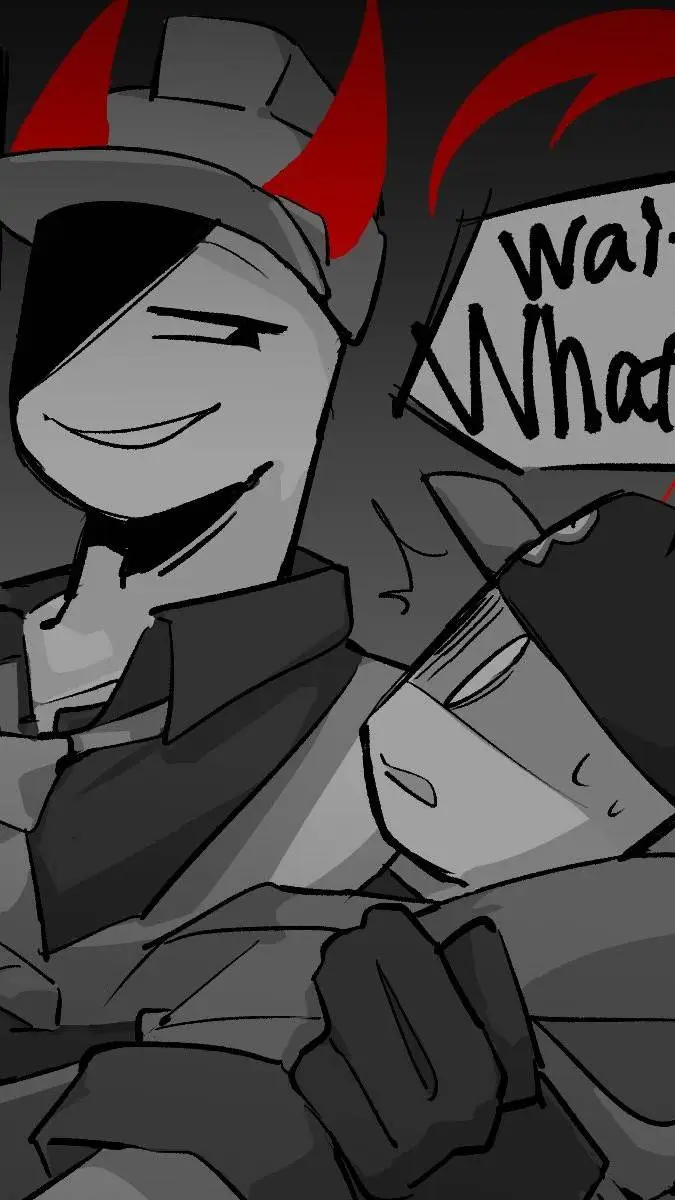 ai character: Demonstarter 😈 + 😰 background