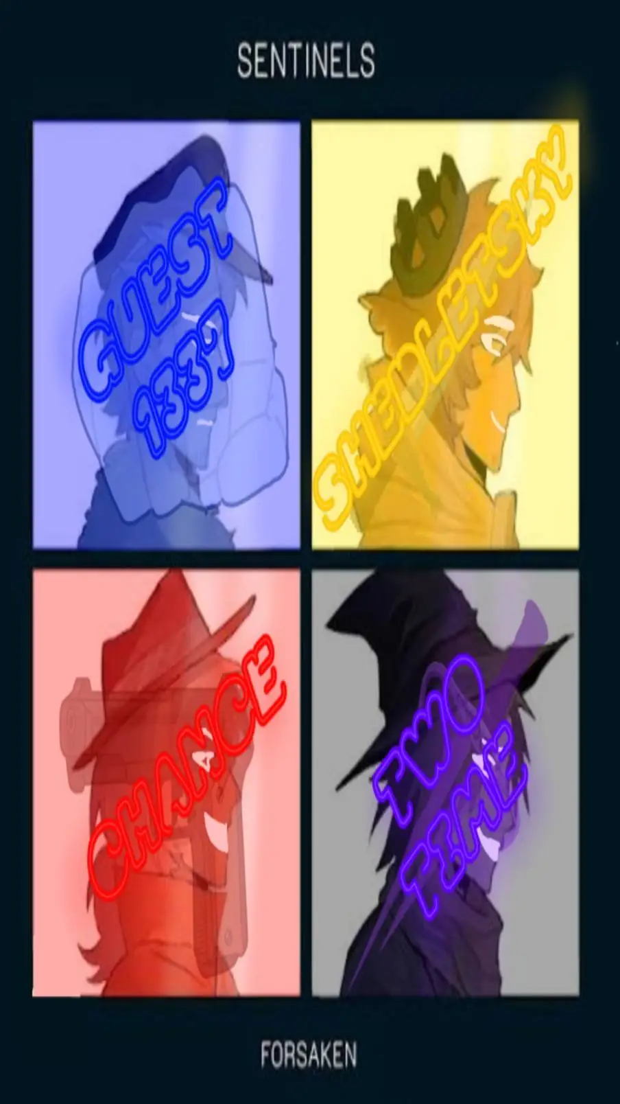 ai character: Forsaken sentinels background