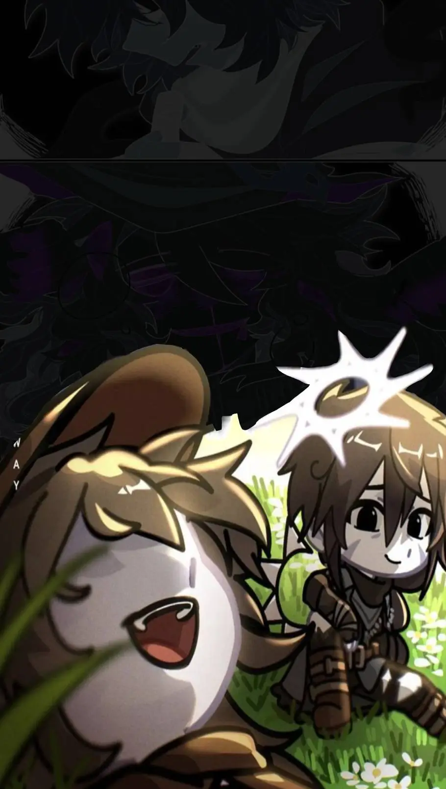 ai character: Azuretime past background