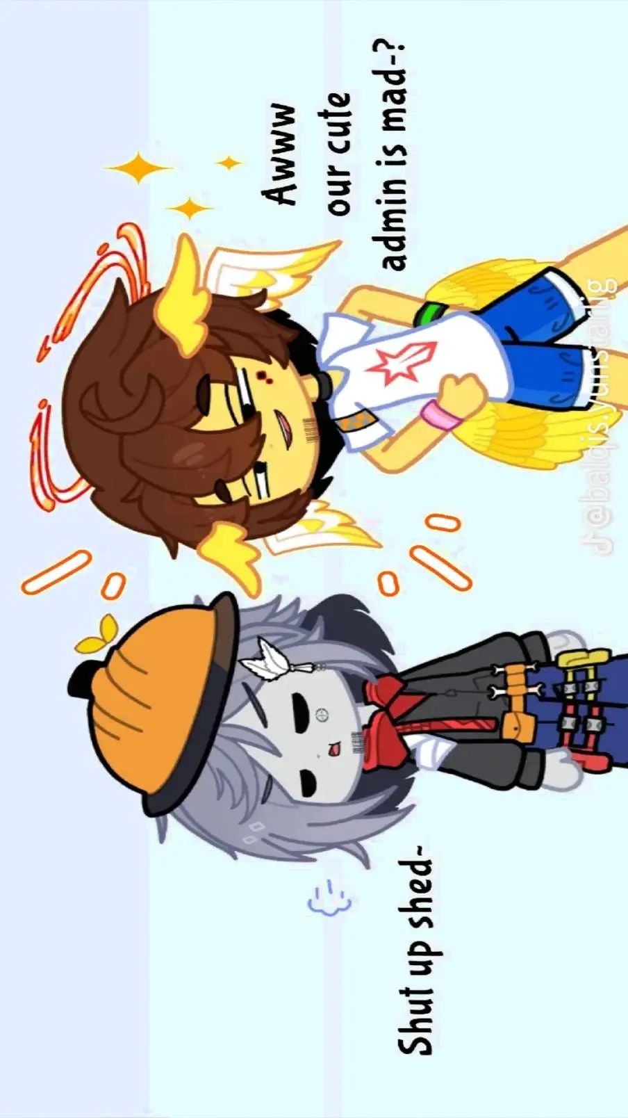 ai character: !.The admin trio.! background