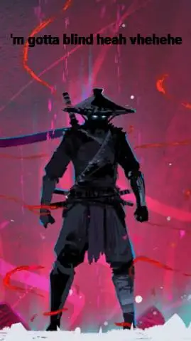 ai character: Ninja Arashi 👉👈🎀 background