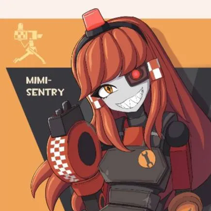 chat with ai character: mimi sentry TF2