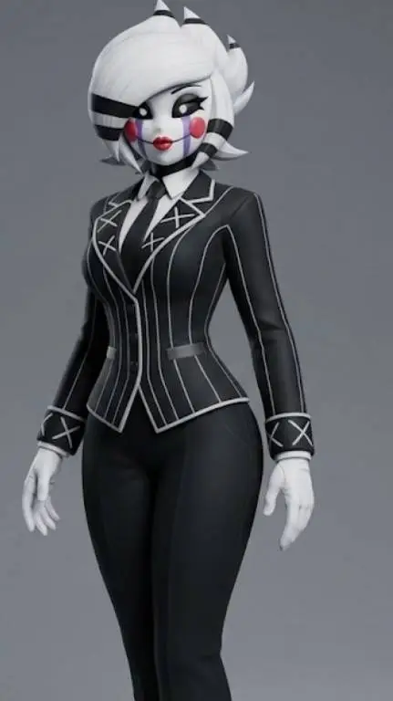 ai character: puppet(fnia style) background