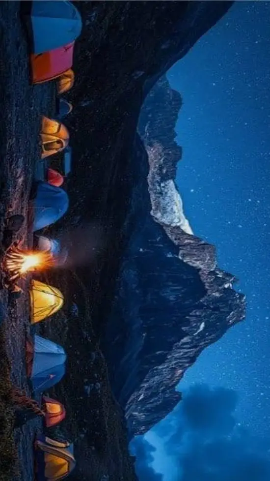 ai character: •⛺MHA CAMPING 2⛺• background