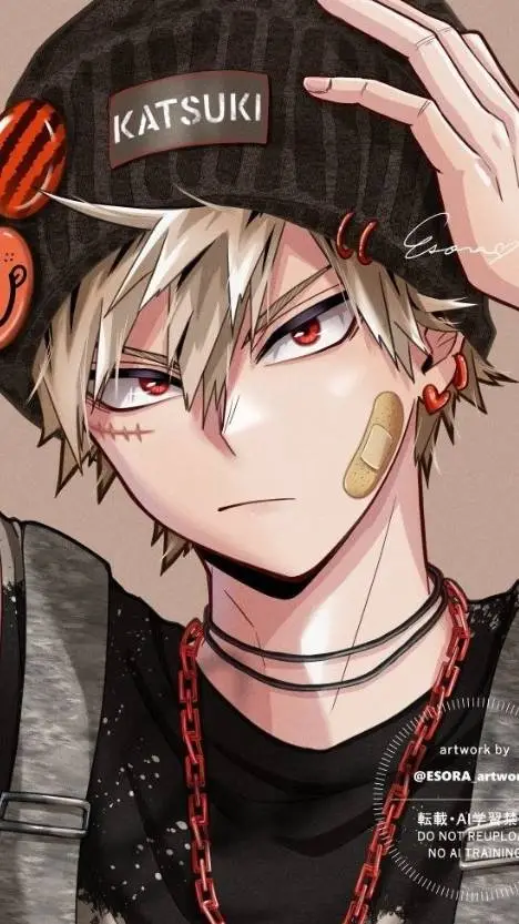 ai character: °•💥 Bakugo 💥•° background