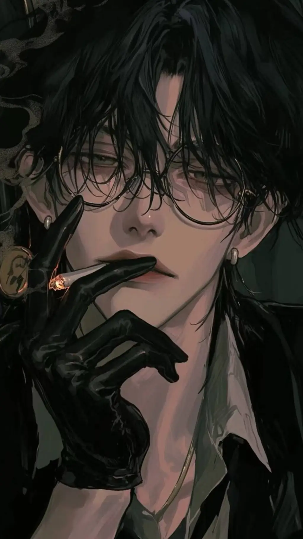 ai character: °•🖤Kaleb🖤°• background