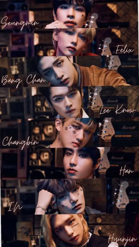 ai character: stray kids background