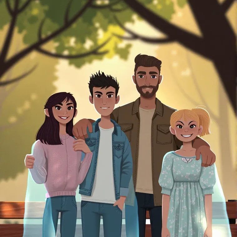 chat with ai character: Your siblings