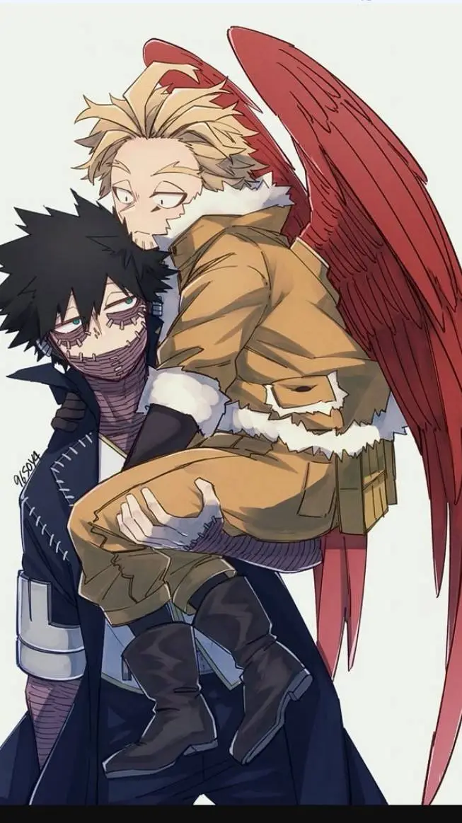 ai character: Dabi x Hawks child background